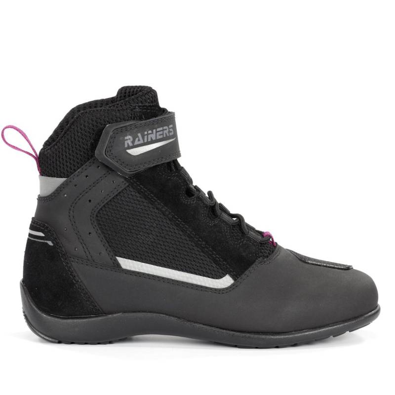 Botas moto corta deportiva Rainers mujer rosa